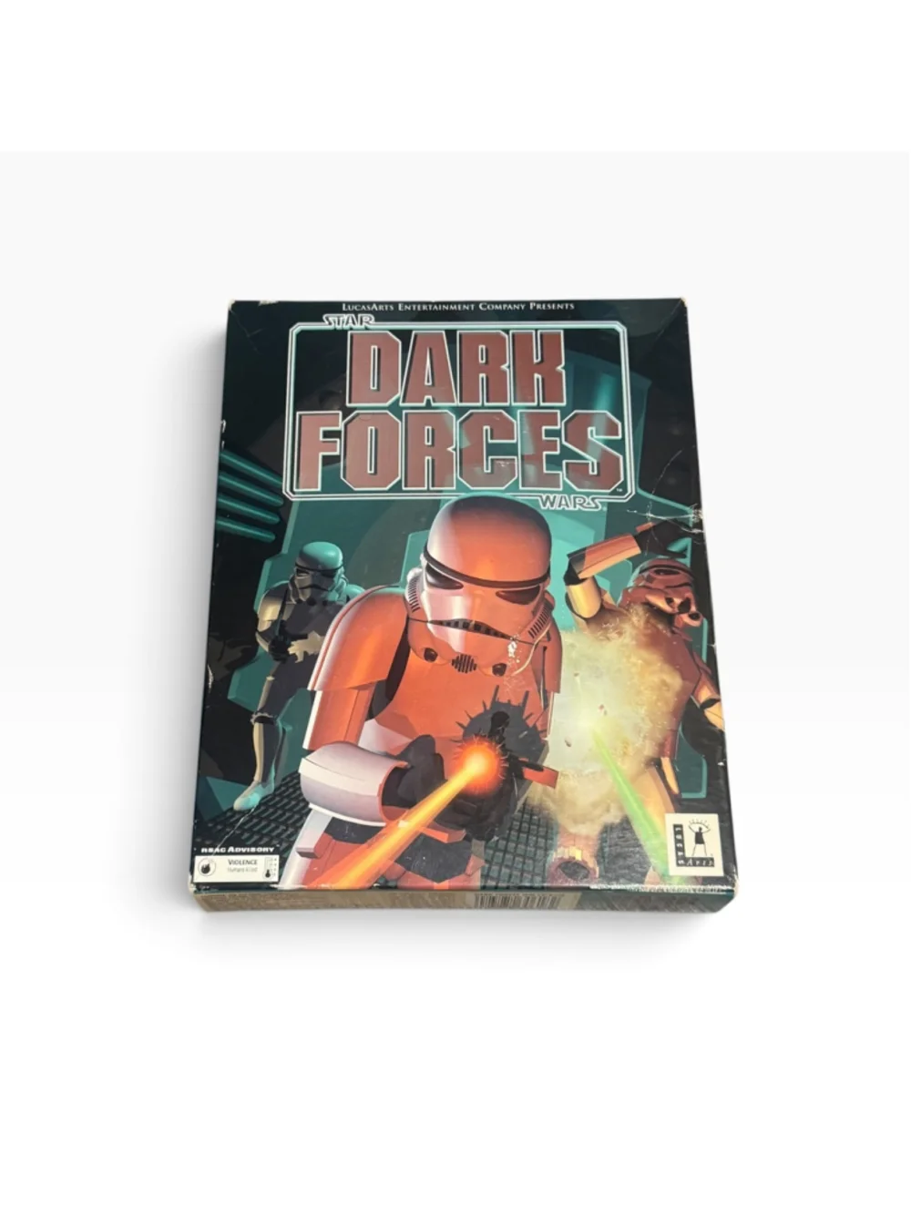 Vtg Vintage 1994 LucasArts Star Wars Dark Forces PC Video Game Cib Complete